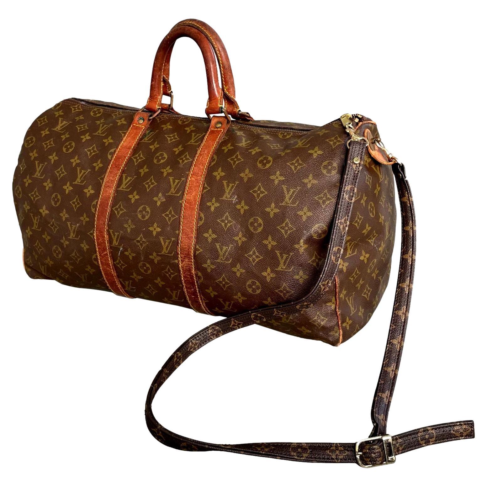 1950s Louis Vuitton 50 cm Duffel Bag For Sale