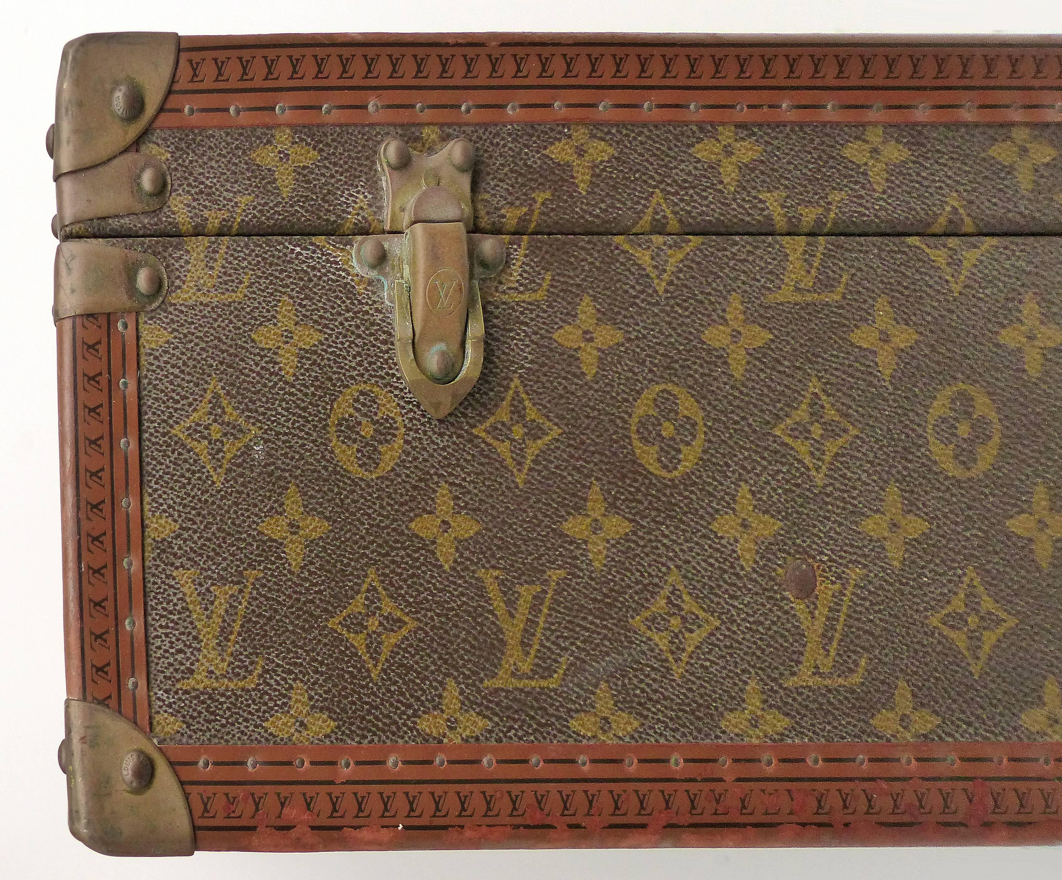 French 1950s Louis Vuitton Hard-Case Suitcase