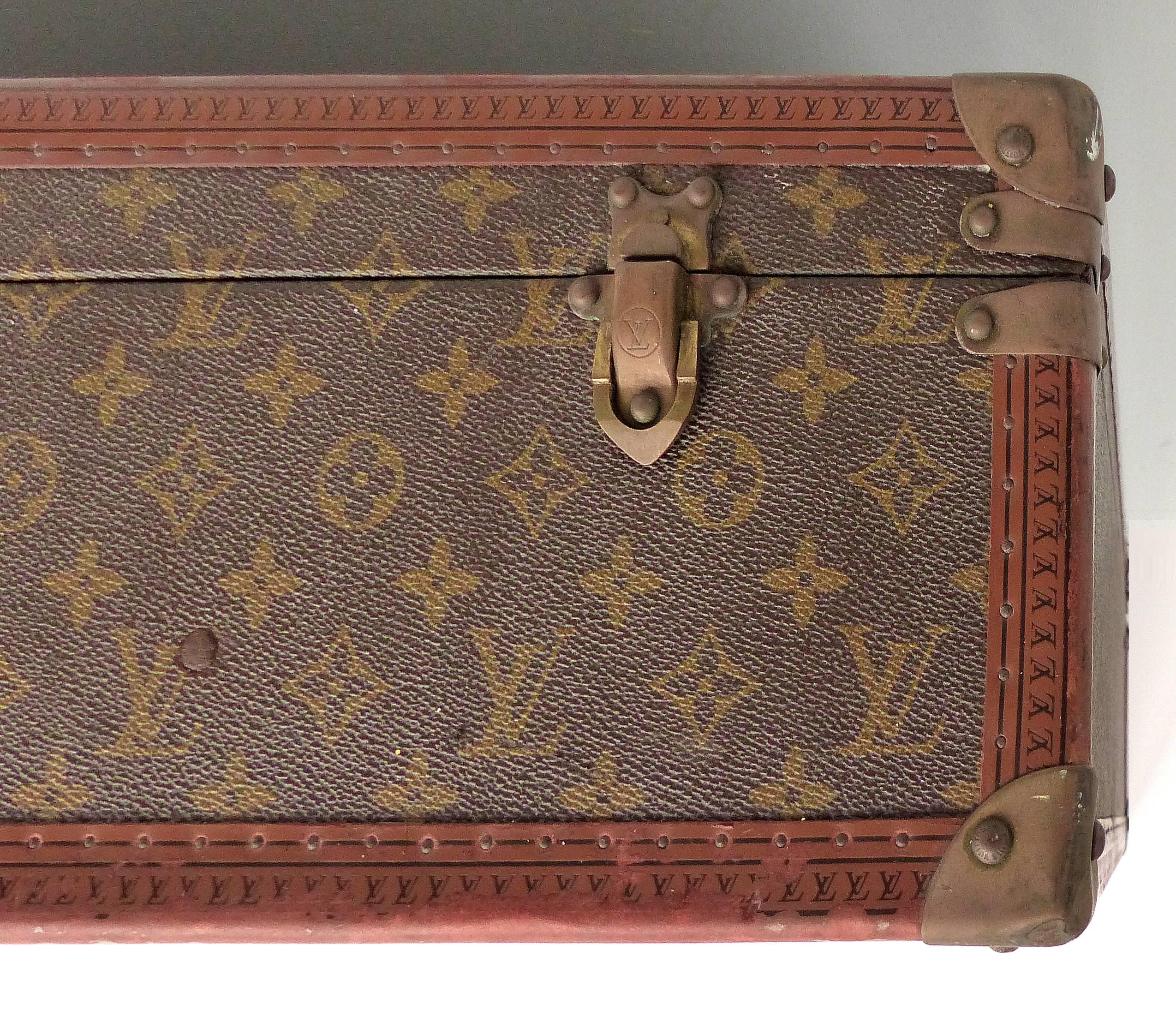 Mid-20th Century 1950s Louis Vuitton Hard-Case Suitcase