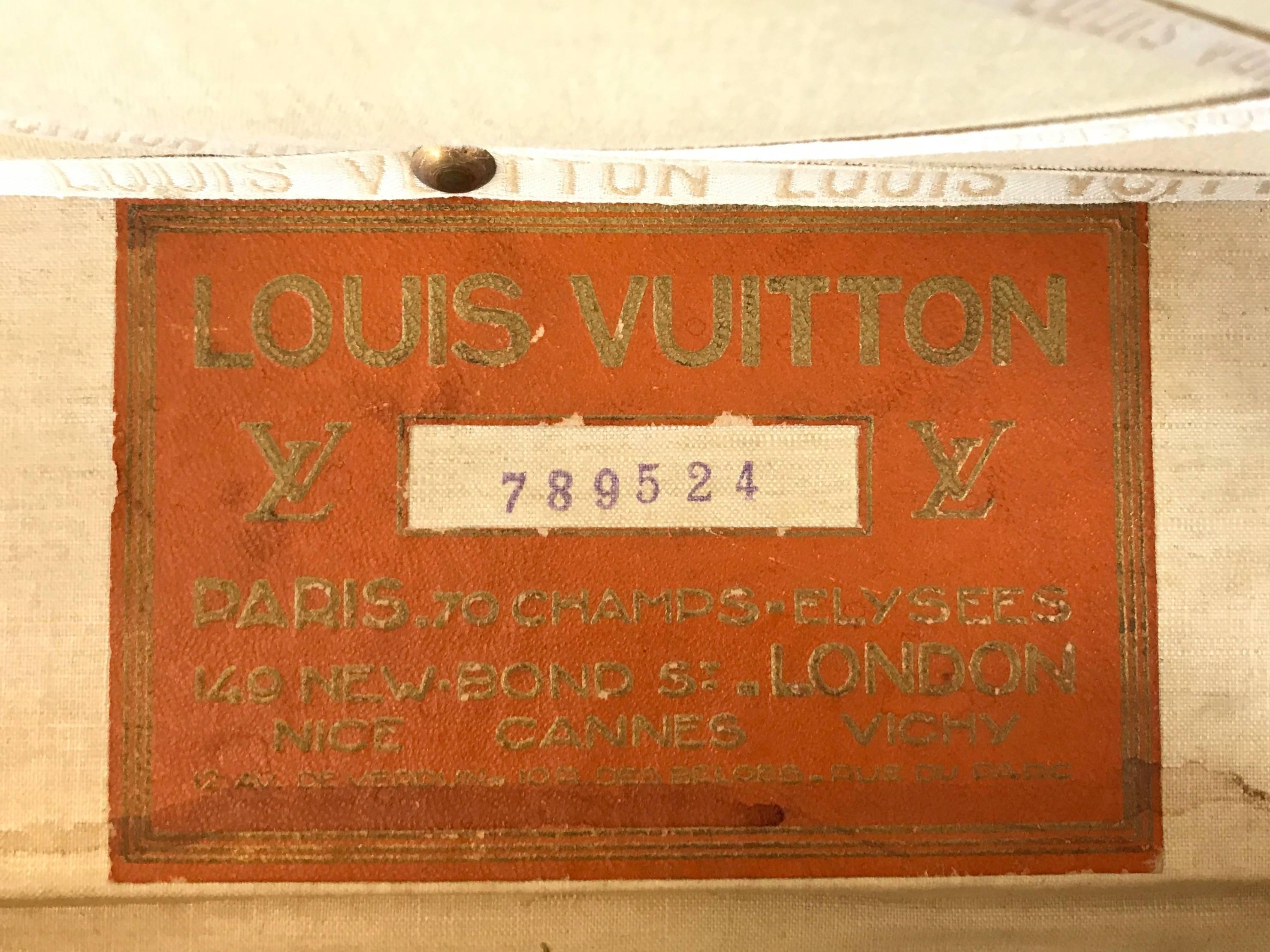 malle à vapeur Louis Vuitton Monogram des années 50 pour femme 6