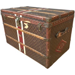 Vintage 1950s Louis Vuitton Monogram Lady's Steamer Trunk