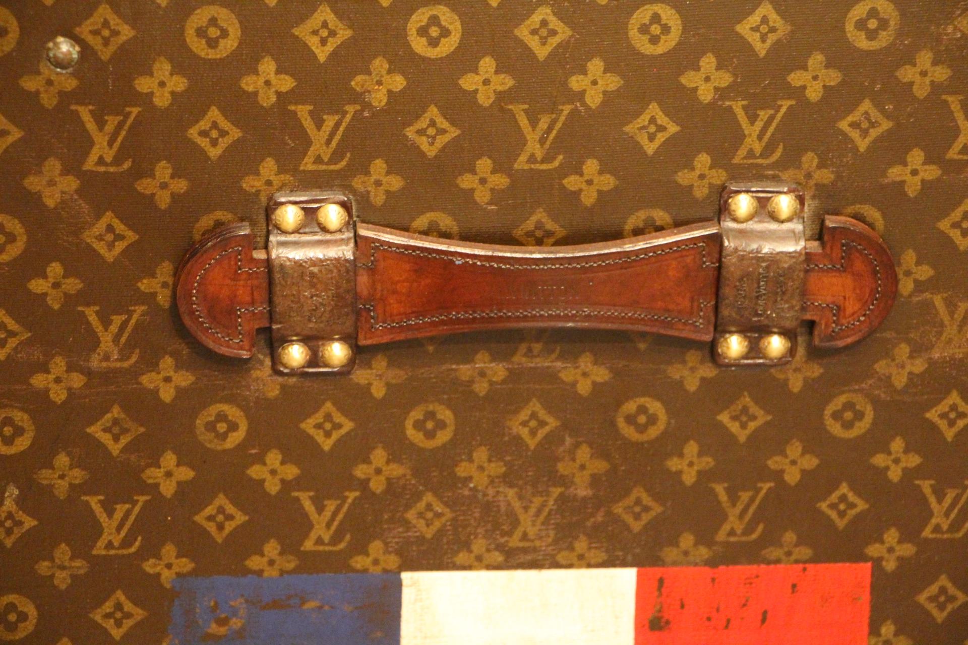 1950s Louis Vuitton Trunk in Monogram, Louis Vuitton Steamer Trunk 1