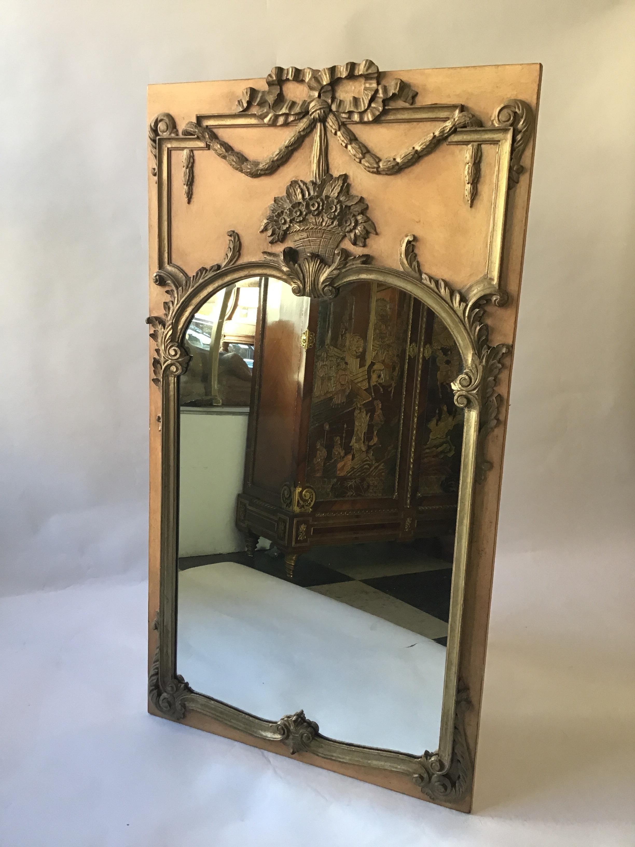 1950s Louis XVI Mirror and Console Made in Italy 5
