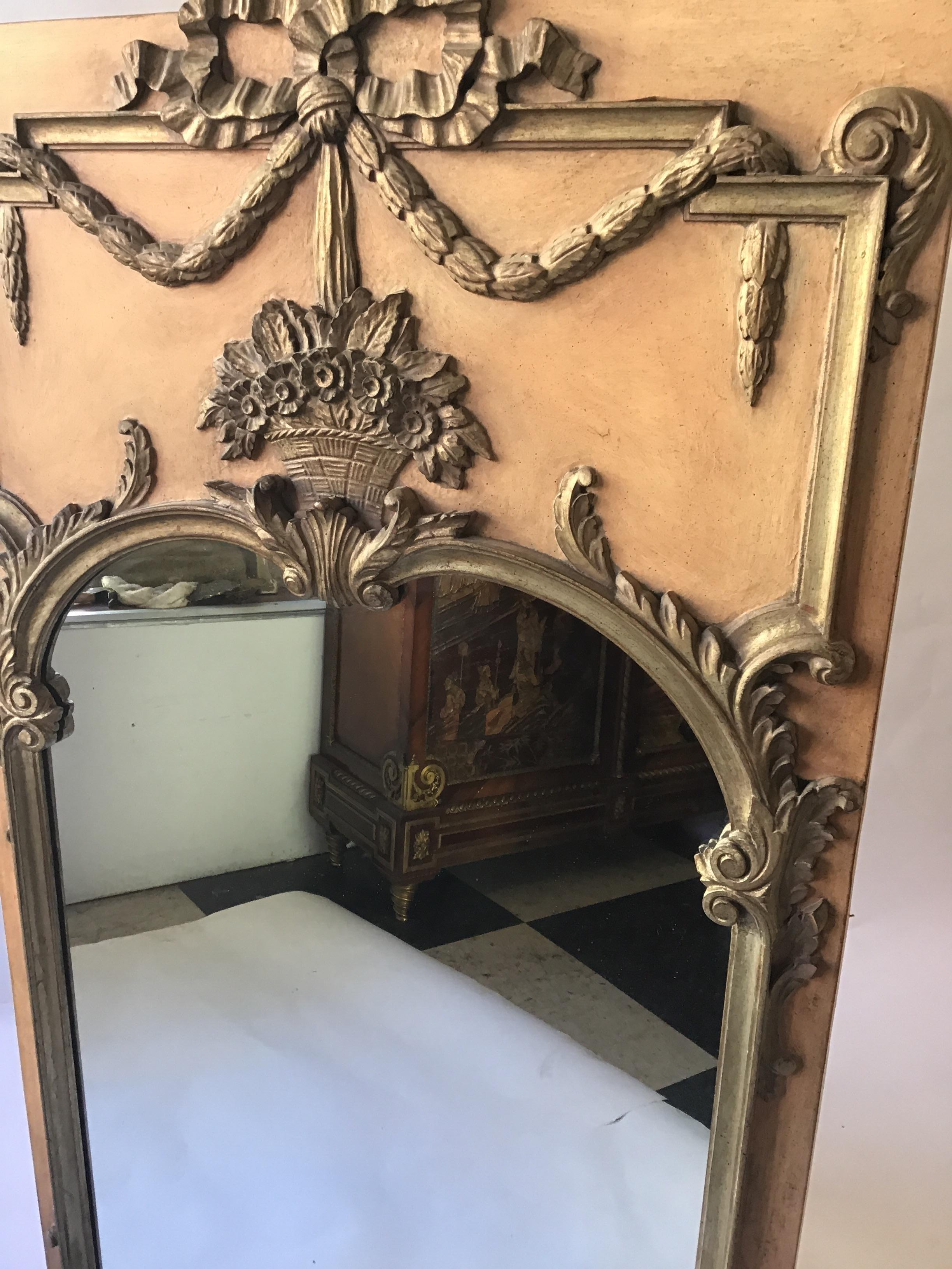 1950s Louis XVI Mirror and Console Made in Italy 6