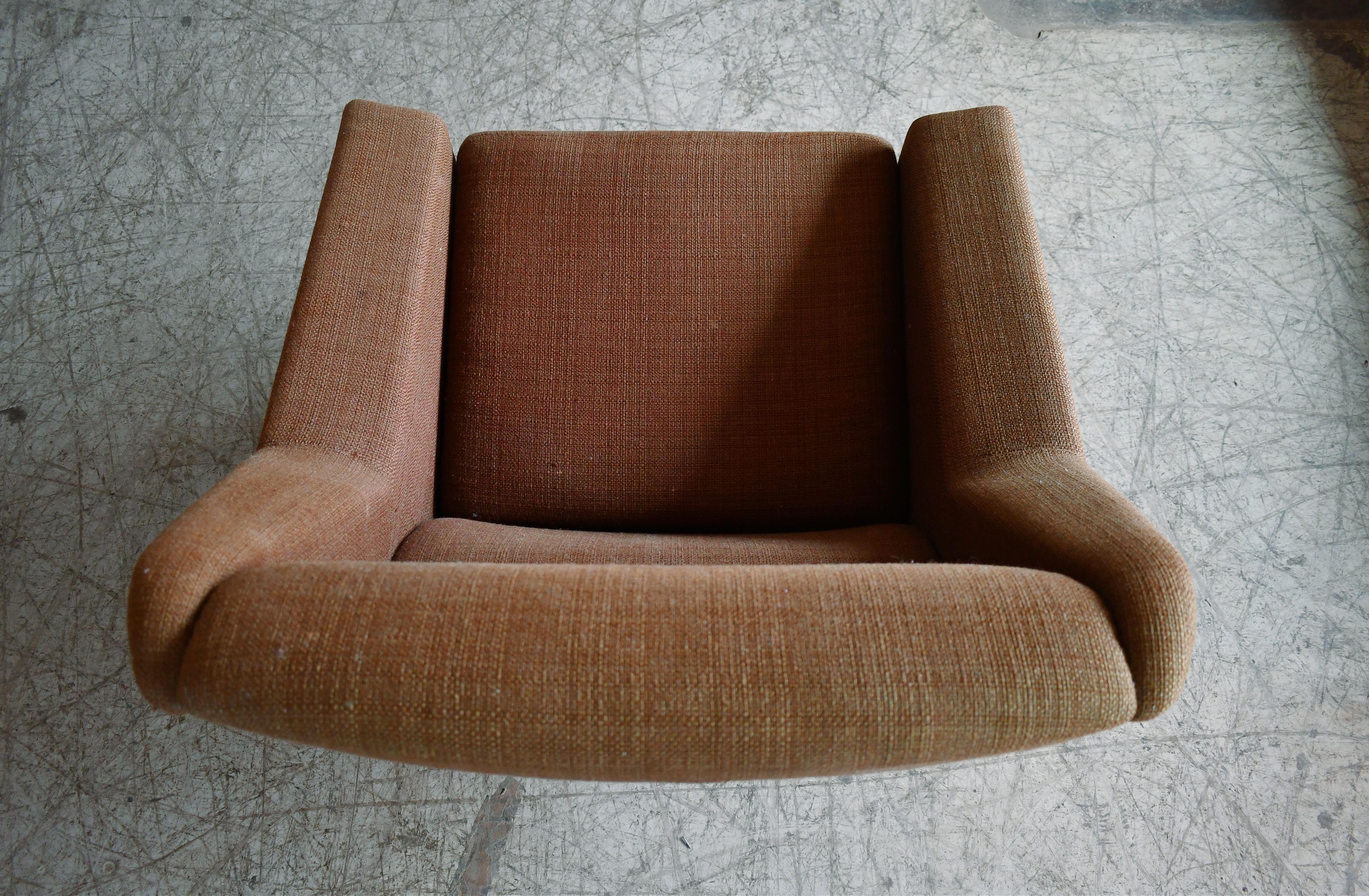 1950's Lounge Chair Model 4410 Folke Ohlsson for Fritz Hansen 2