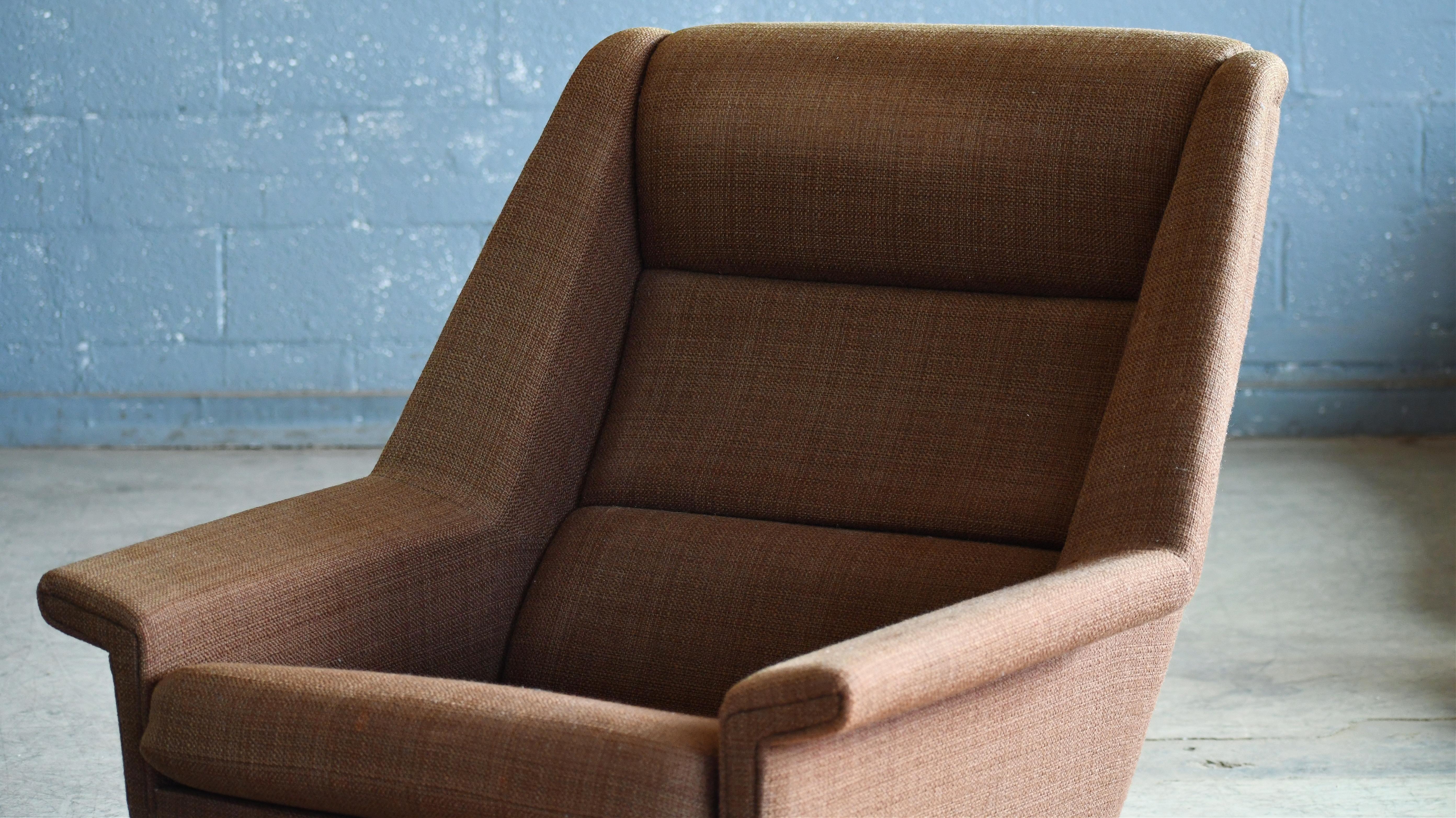 Scandinavian Modern 1950's Lounge Chair Model 4410 Folke Ohlsson for Fritz Hansen