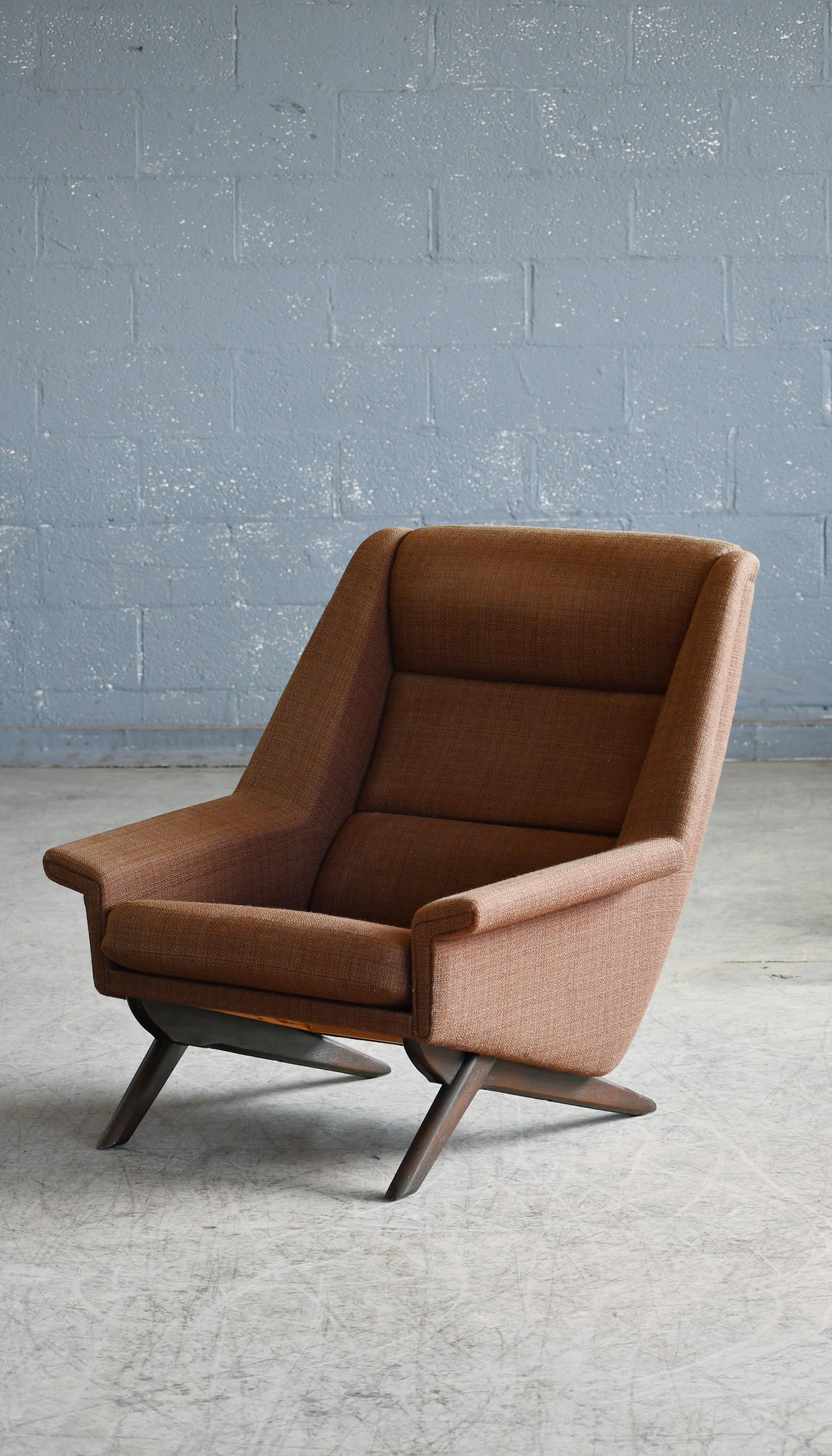 1950's Lounge Chair Model 4410 Folke Ohlsson for Fritz Hansen 1