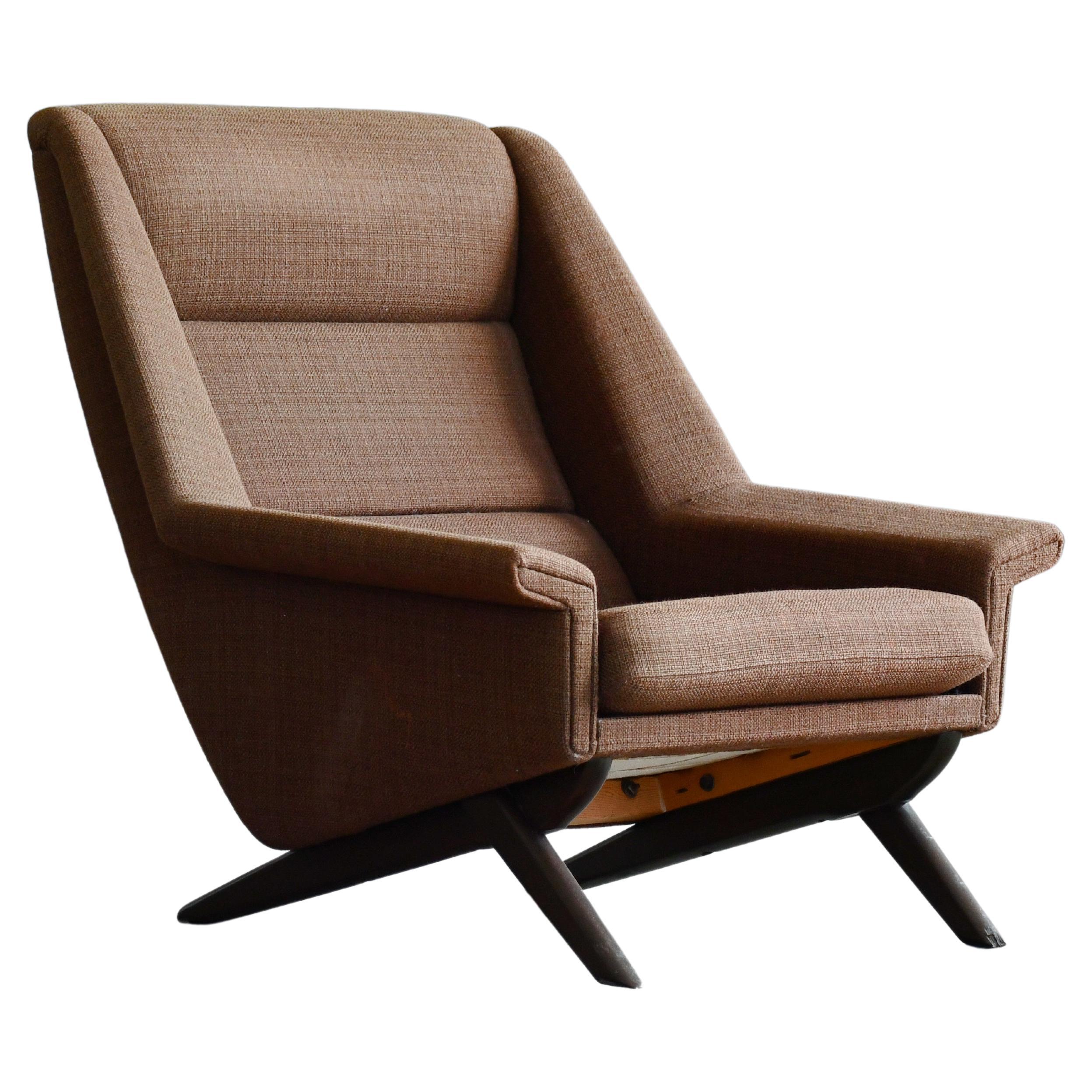 1950's Lounge Chair Model 4410 Folke Ohlsson for Fritz Hansen