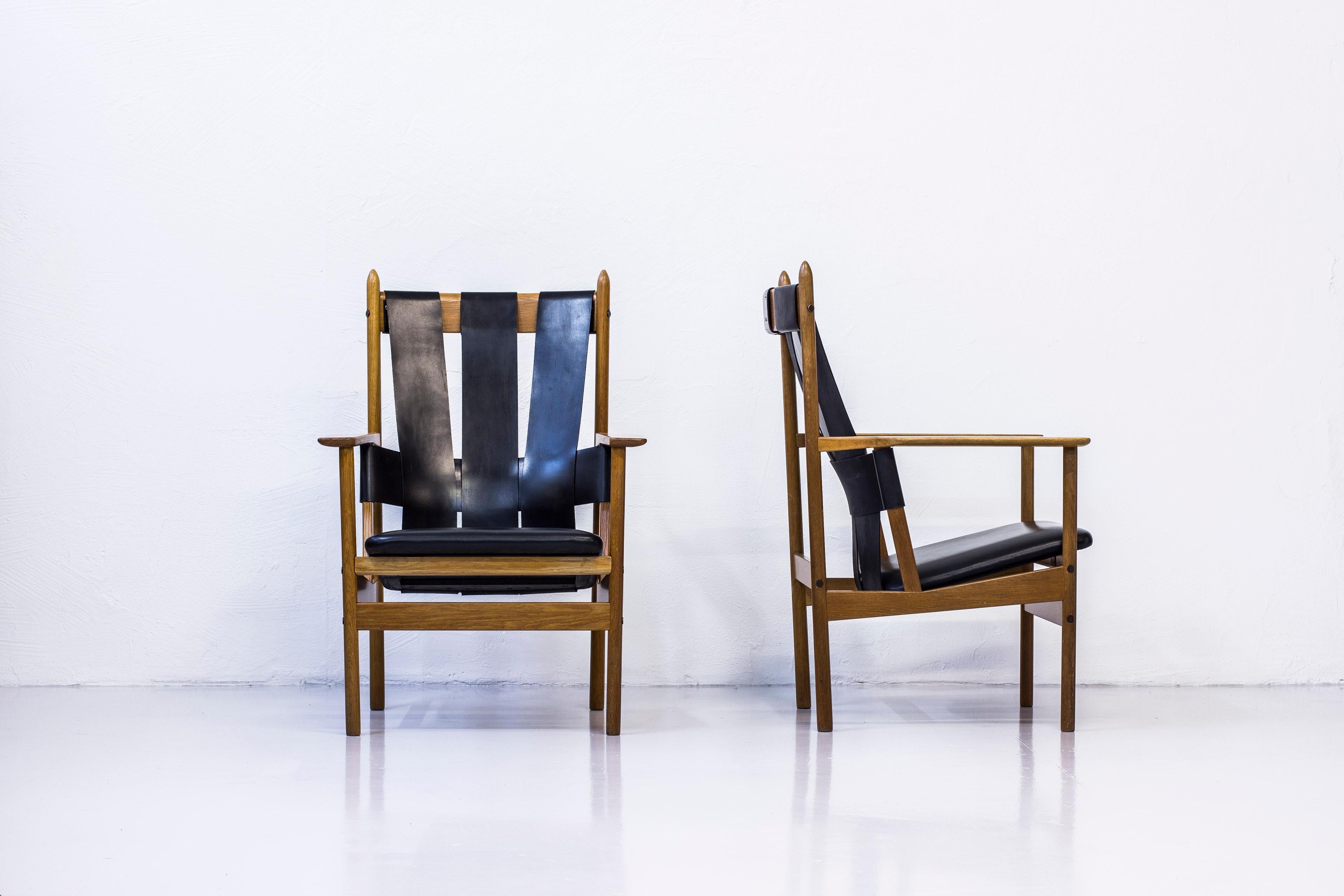 1950s Lounge chairs by Gunnar Eklöf For Sale 2