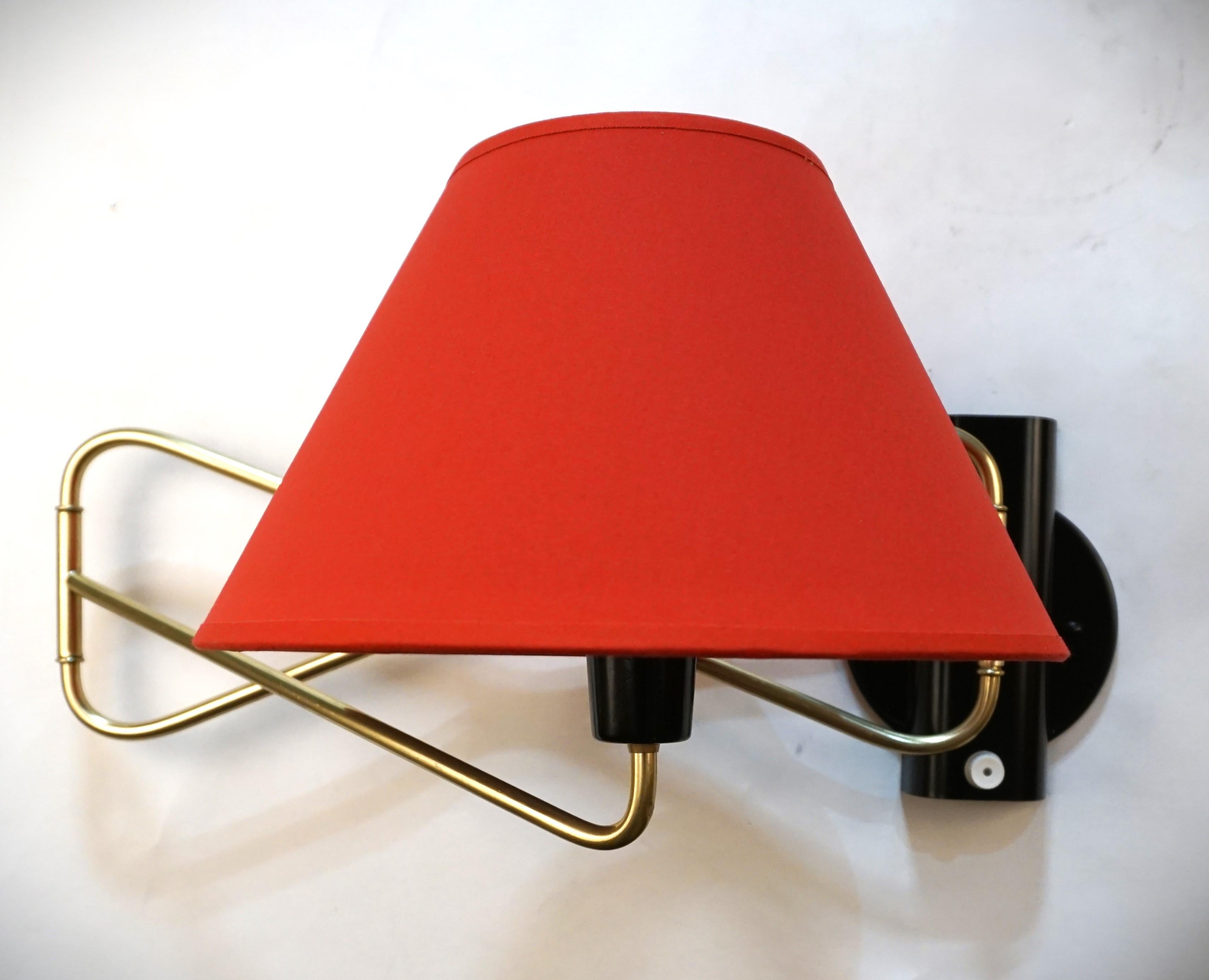 Modern 1950'S Lunel Large Swing Arm Wall Scone