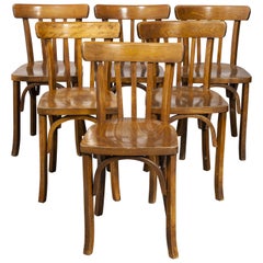 1950's Luterma Bentwood Dining Chair, Set of Six