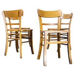 1950's Luterma Bistro Bentwood Dining Chair - Harlequin Set Of Four