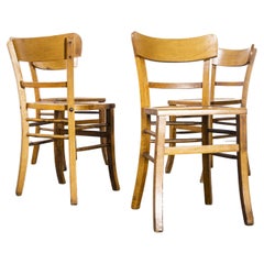 Sedia da pranzo Luterma Bistro Bentwood degli anni '50 - Set di quattro arlecchini