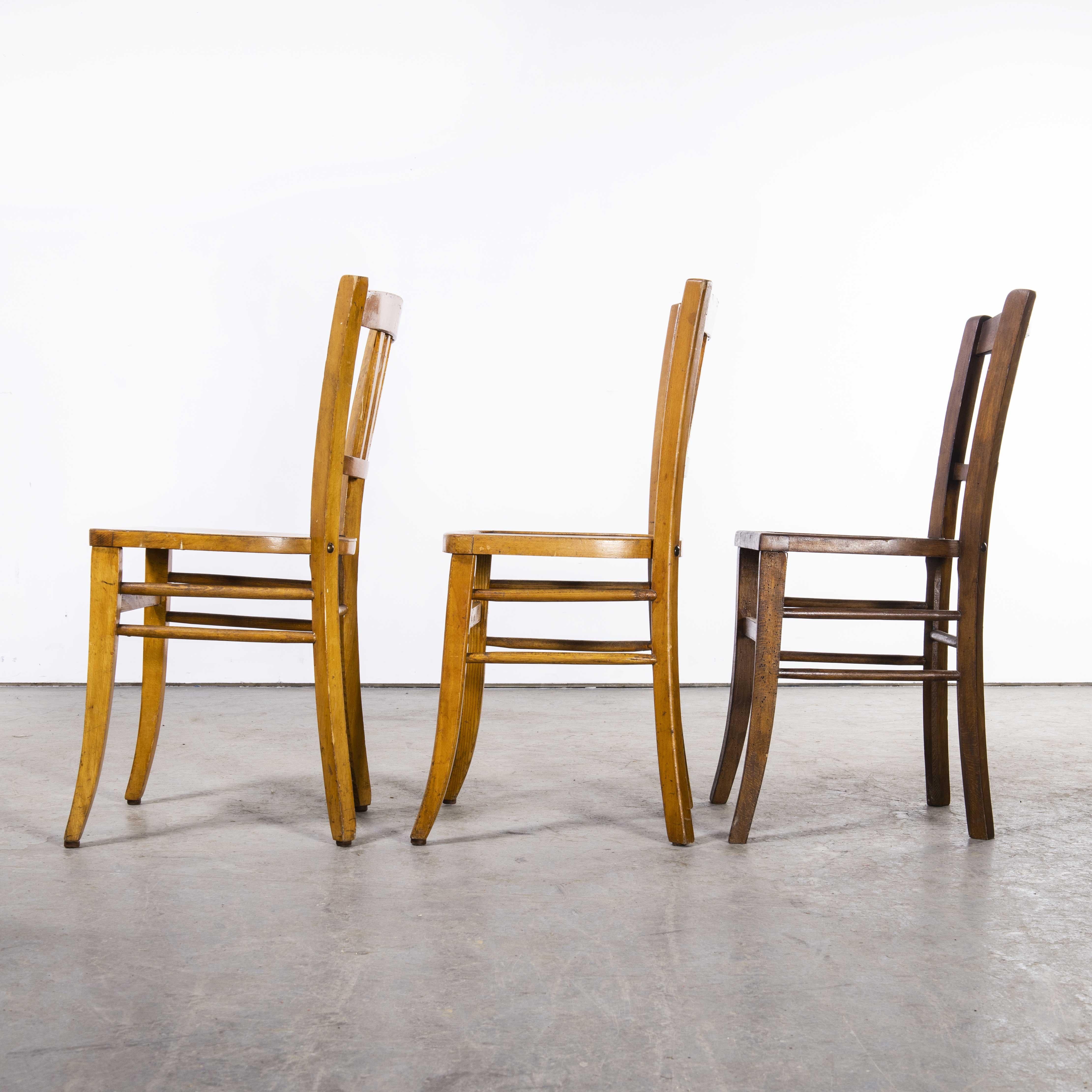1950's Luterma Bistro Bentwood Dining Chair, Harlequin Set of Six 2