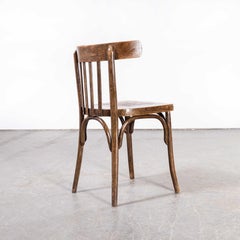 1950s Luterma Dark Oak Bentwood Dining Chair, Set of Eight