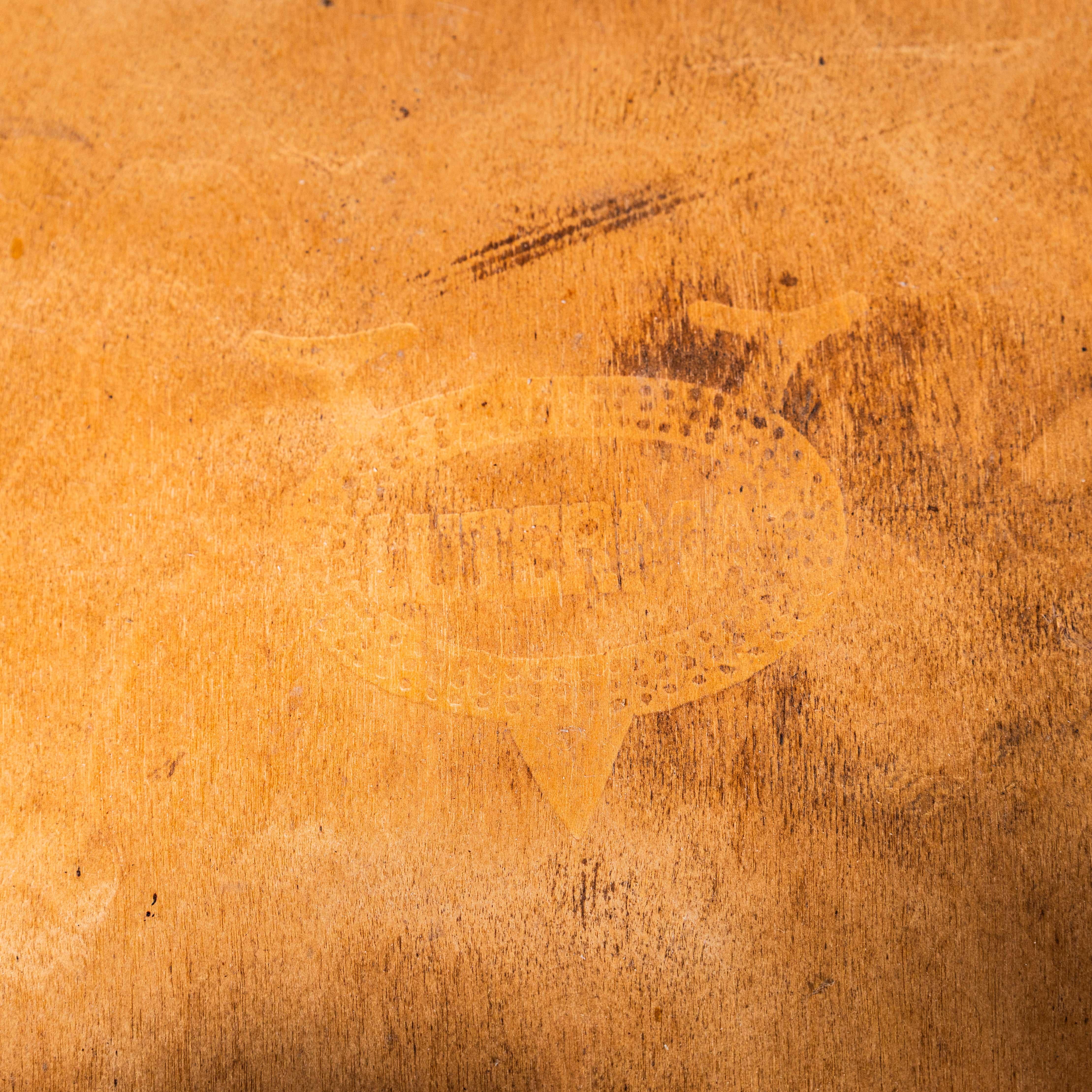 1950er Jahre Luterma Elegant Klassisch Bugholz Esszimmerstuhl - Vierer-Set (Französisch) im Angebot