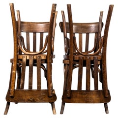 1950
s Luterma Elegant Classic Bentwood Dining Chair - Set Of Four