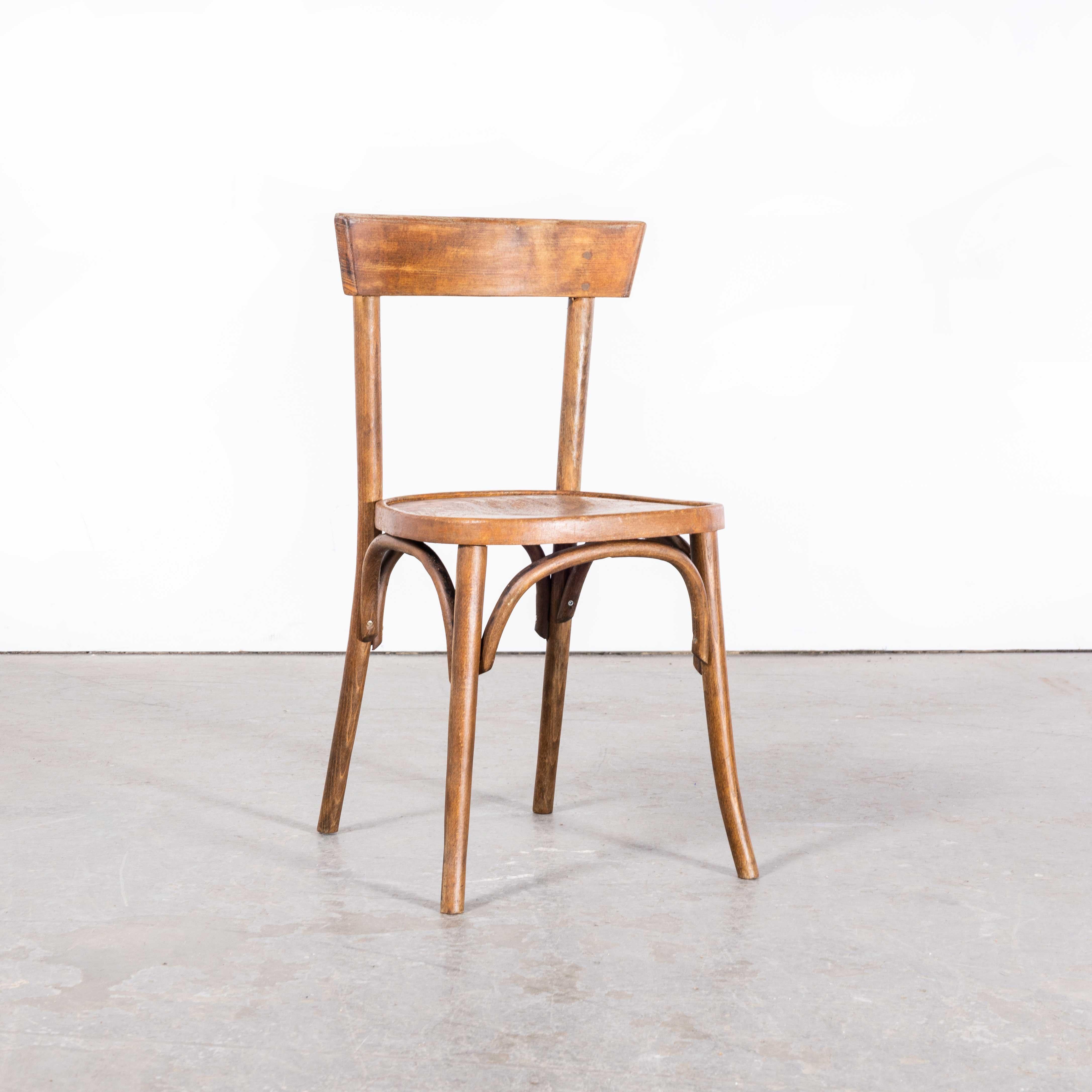 1950's Luterma Mid Oak  Bentwood Dining Chair - Set Of Twelve For Sale 1