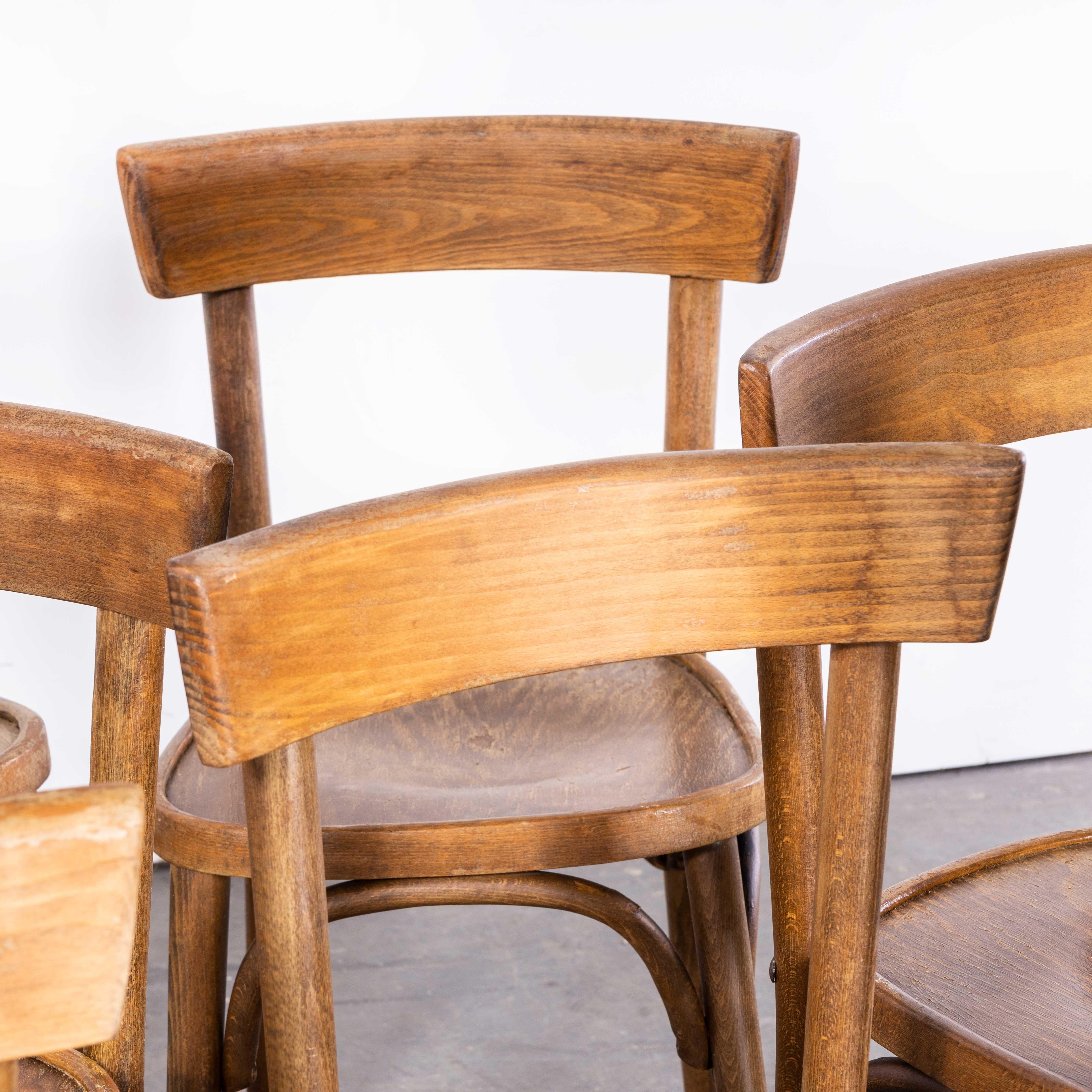 1950's Luterma Mid Oak  Bentwood Dining Chair - Set Of Twelve For Sale 3