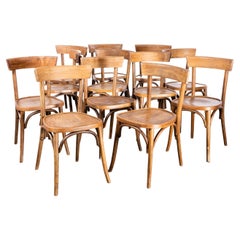 1950's Luterma Mid Oak Bentwood Dining Chair - Set Of Twelve