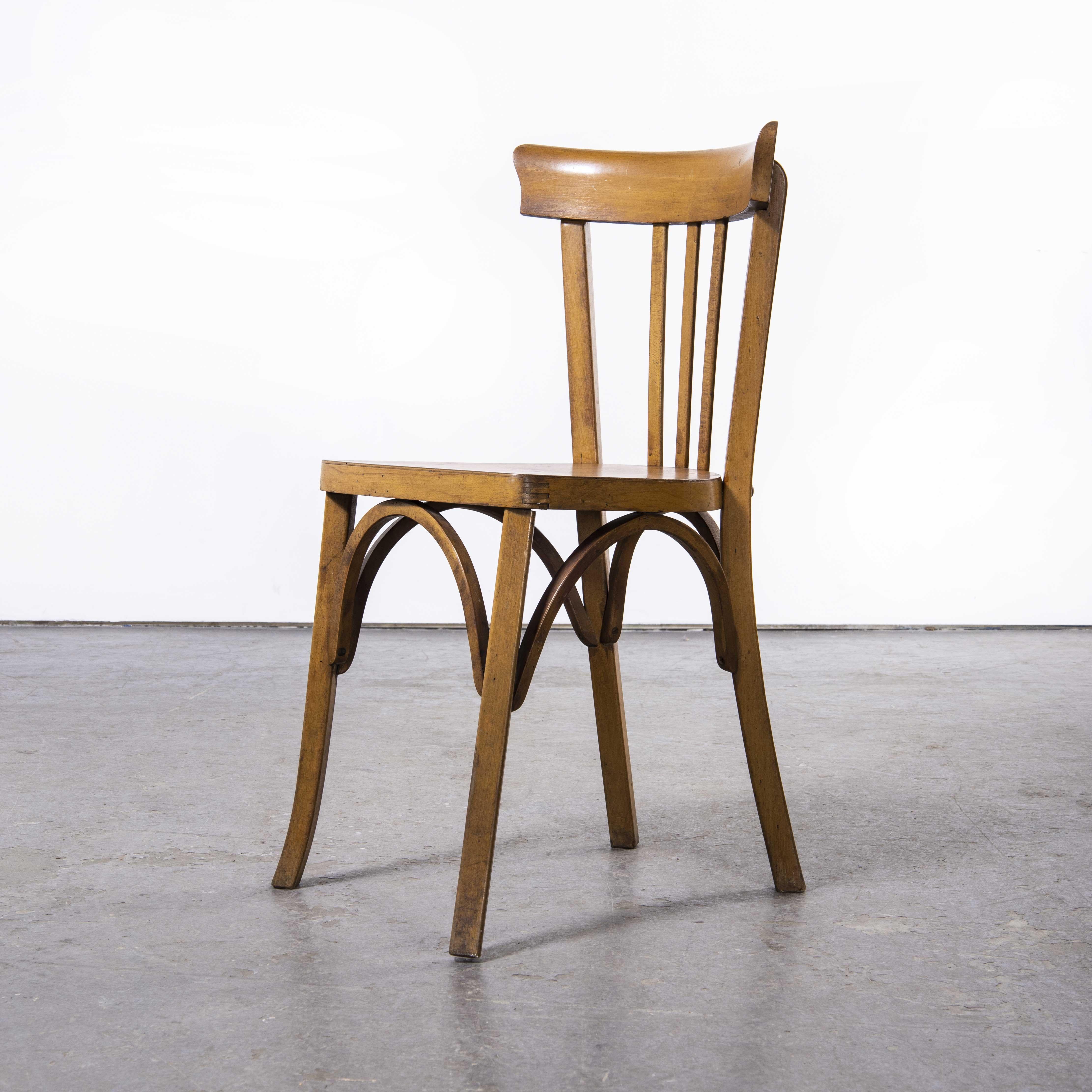 1950's Luterma Saddle Back Bentwood Dining Chair, Set of Six In Good Condition In Hook, Hampshire