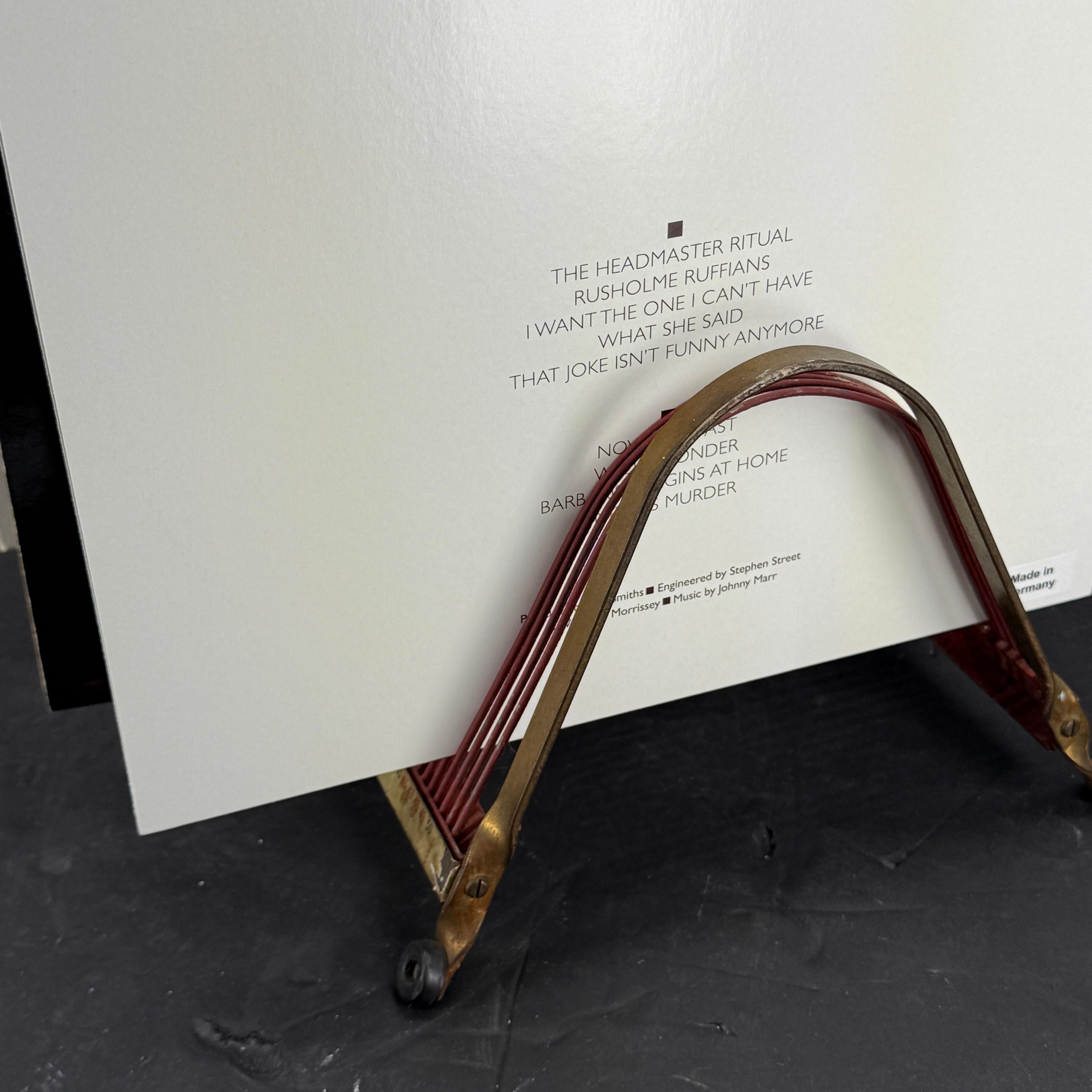 1950's Lyric Metal Vinyl Record Album Holder Rack In Good Condition For Sale In Haddonfield, NJ