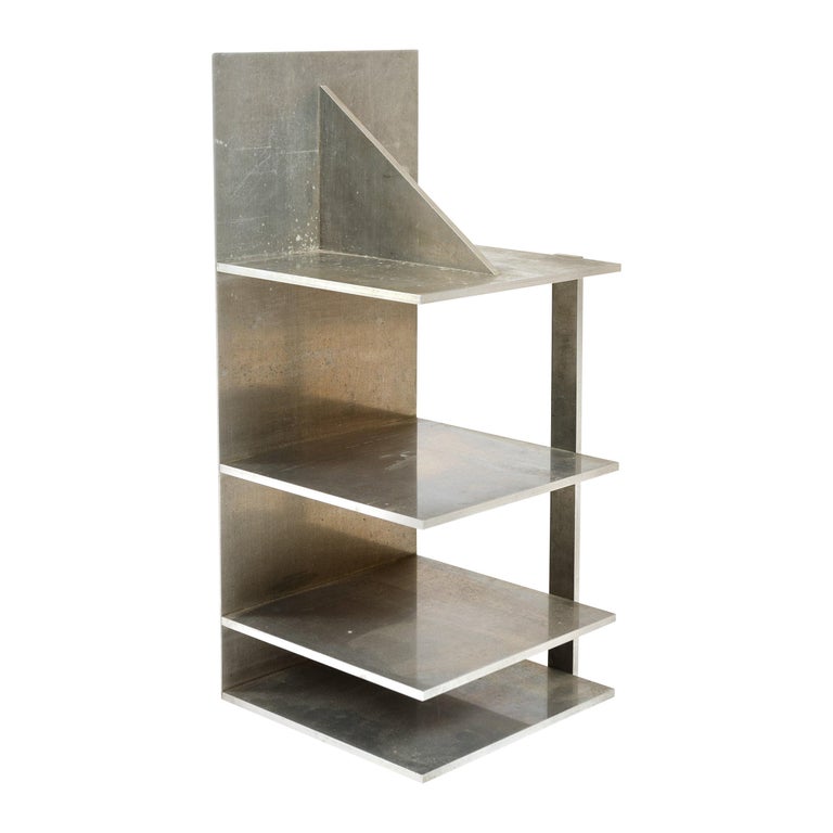 1950s Machined Aluminum Modernist Rack For Sale at 1stDibs