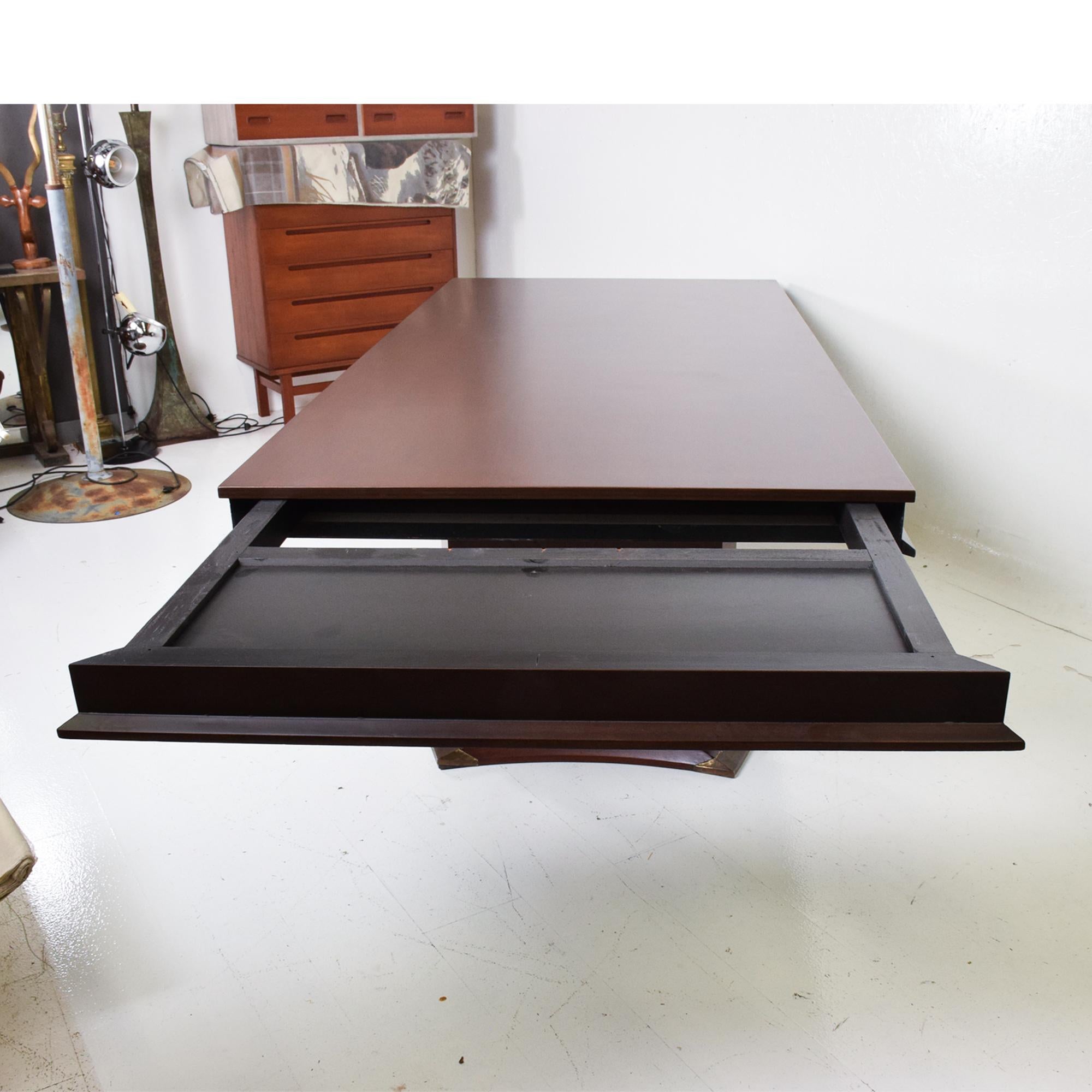 Mid-20th Century 1950s Custom Presidential Executive Dining Table Mexico City For Sale