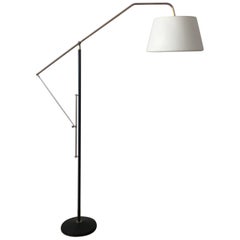 1950s Maison Arlus Adjustable Floor Lamp