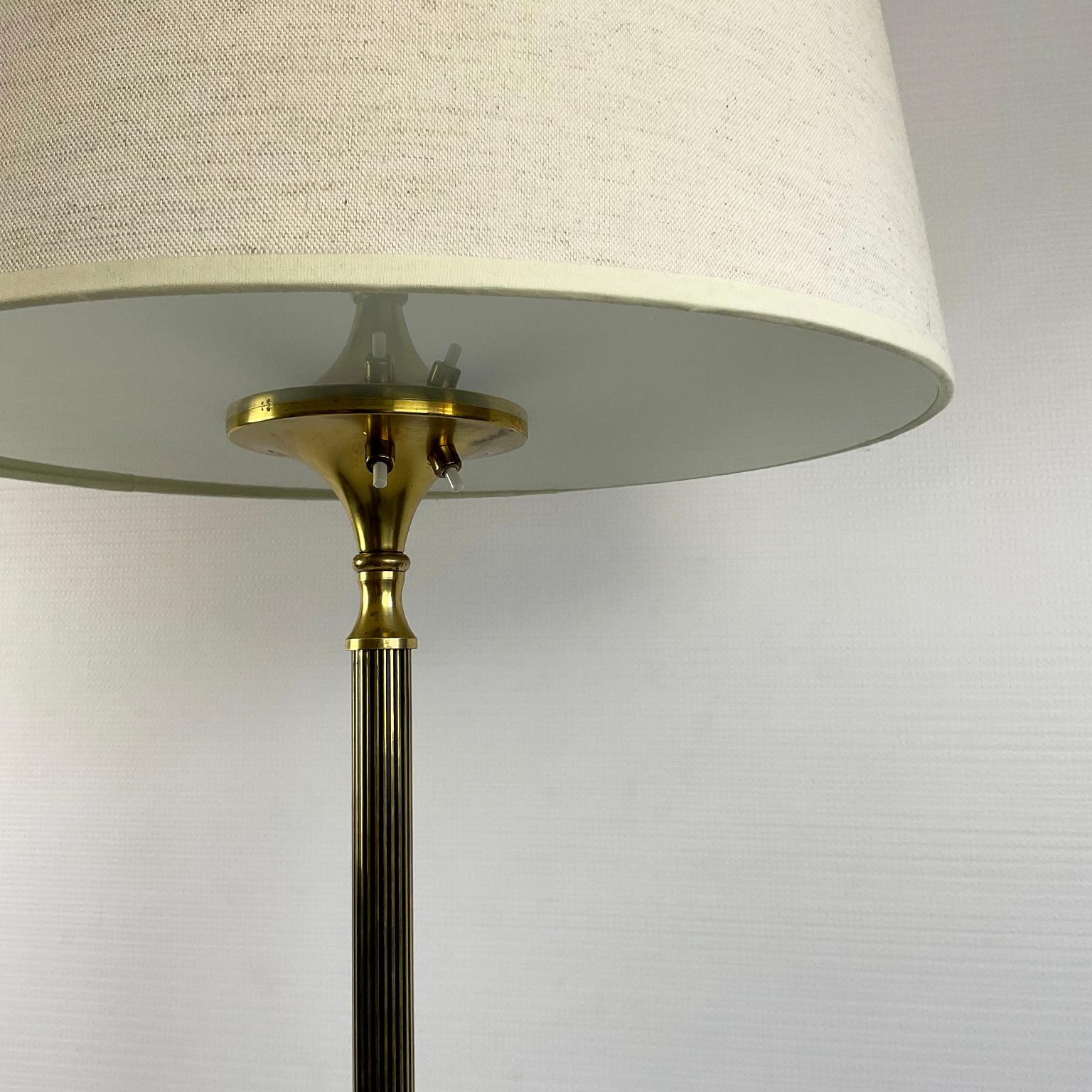 Cast 1950s Maison Arlus Floor Lamp in a Hollywood Regency Style For Sale