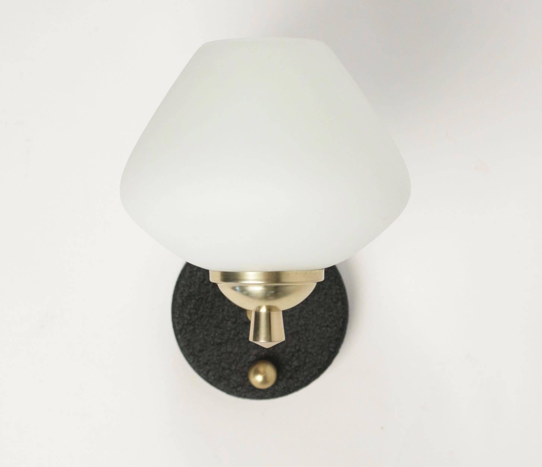 1950s Maison Arlus Pair of Sconce In Good Condition In Saint-Ouen, FR