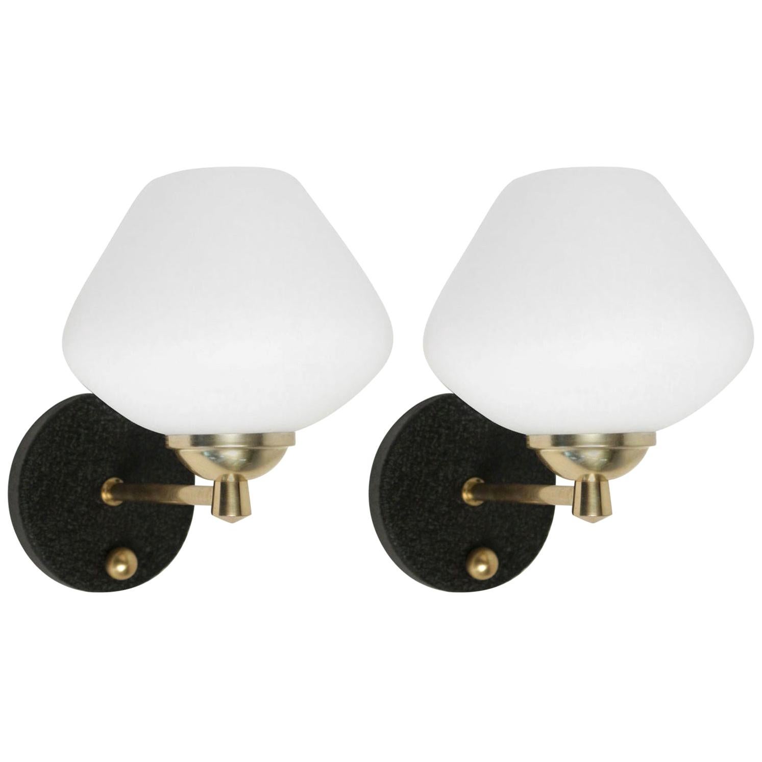 1950s Maison Arlus Pair of Sconce