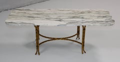 1950's Maison Bagués Gilt Bronze Coffee Table