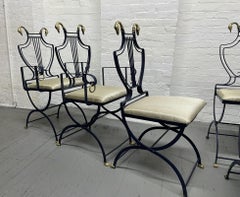 1950s Samuel Copelon Swan and Lyre Back Chairs