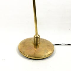 1950s Maison Lunel Brass Extendable and Orientable Floor Lamp
