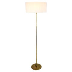 Maison Lunel Brass Extendable and Orientable Floor Lamp Circa 1950