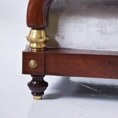 1950s Octavio Vidales Regal Mahogany Armchairs Mexico City