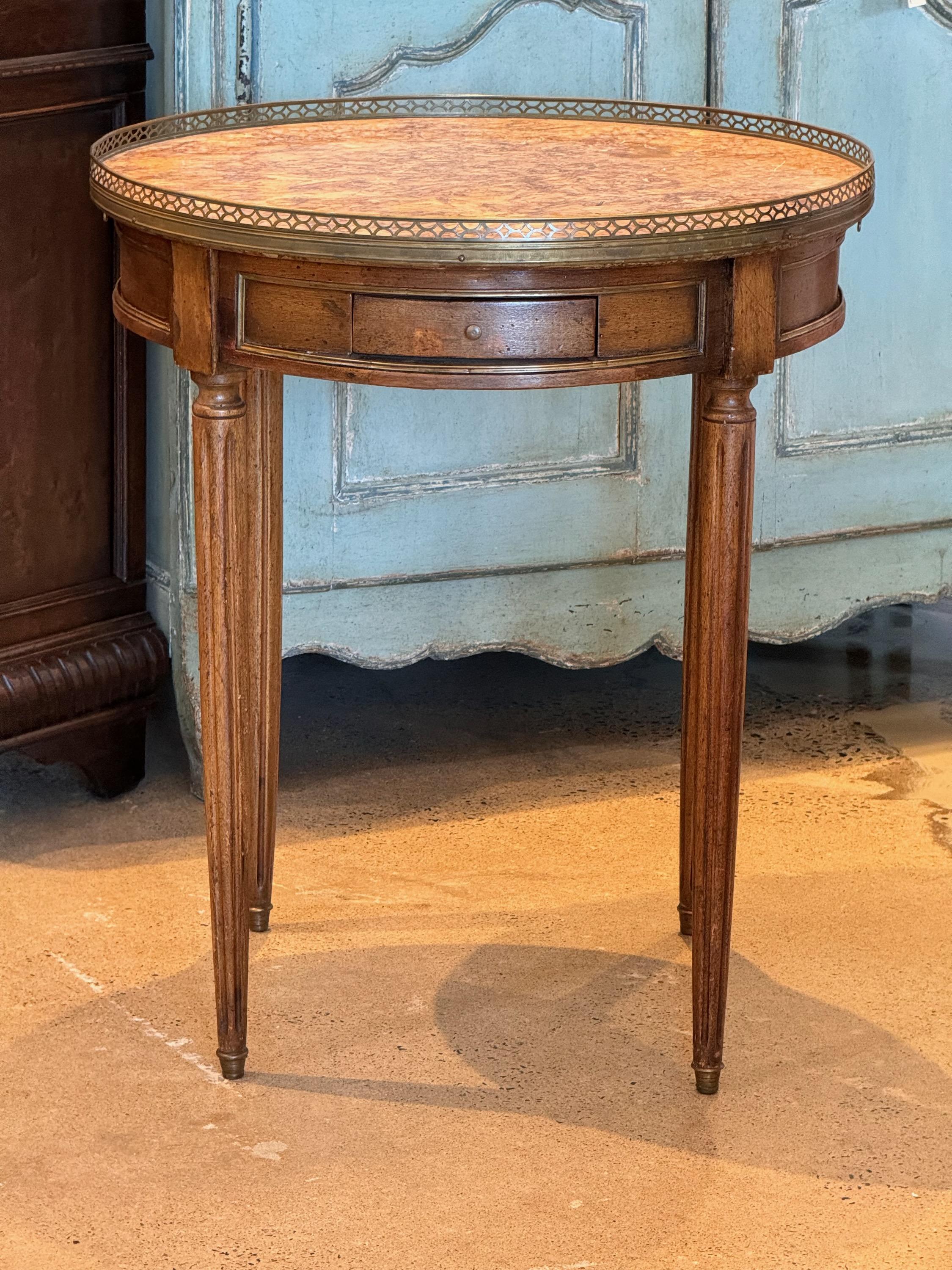 A French Boulliotte Table. The perfect lamp table.