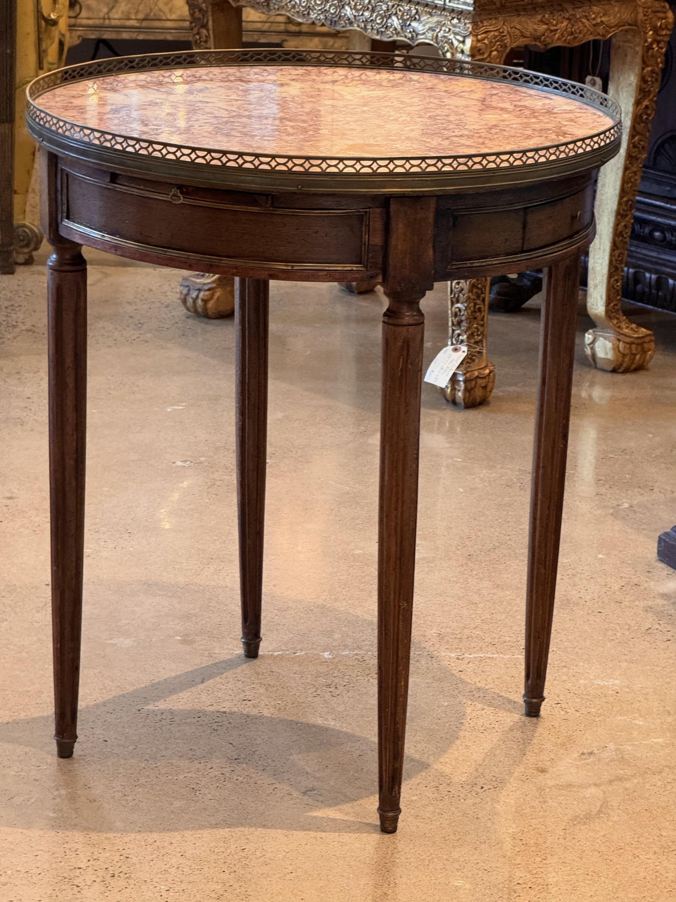 1950s Marble Side Table 2