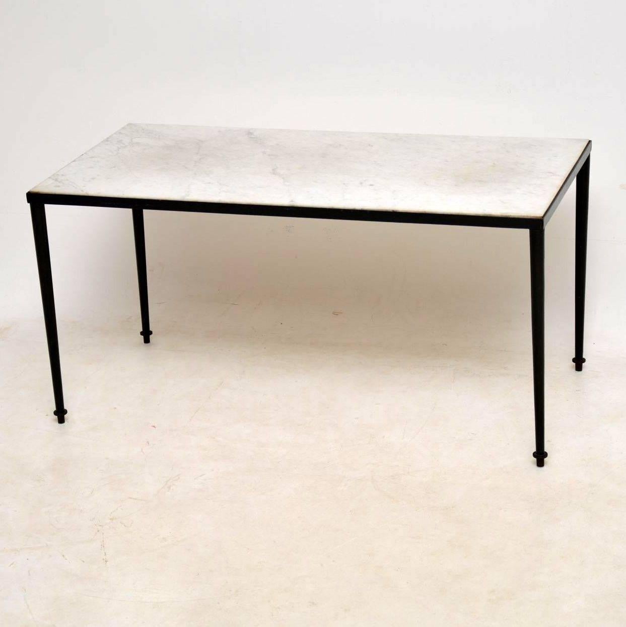 1950s Marble-Top Nesting Coffee Tables In Excellent Condition In London, GB