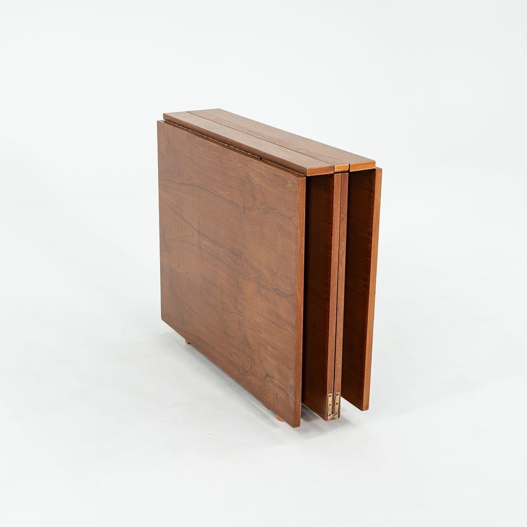 Table de salle à manger à abattant Maria des années 1950 en teck par Bruno Mathsson en Suède en vente 2