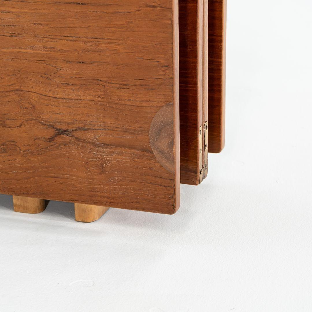 Table de salle à manger à abattant Maria des années 1950 en teck par Bruno Mathsson en Suède en vente 4