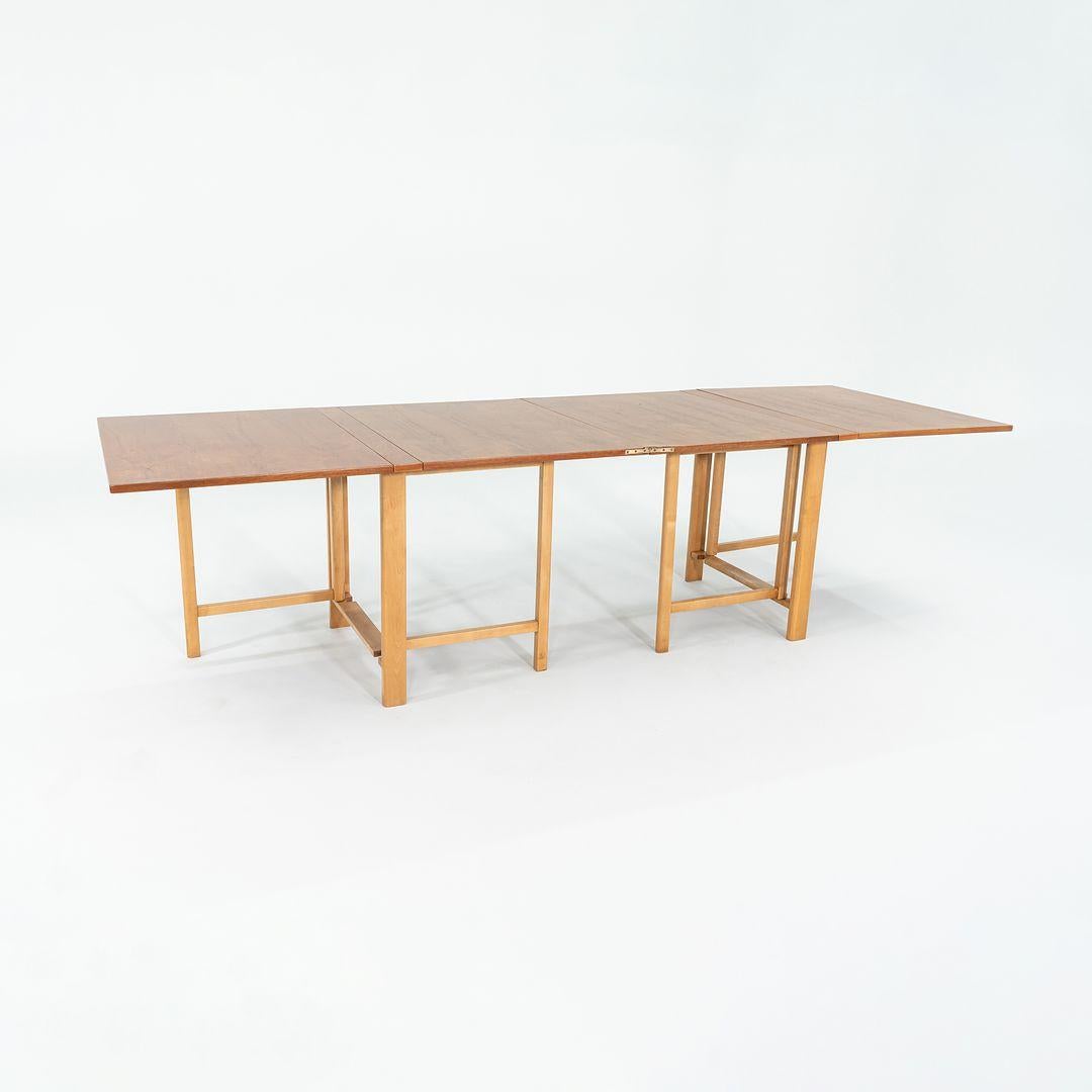 Moderne Table de salle à manger à abattant Maria des années 1950 en teck par Bruno Mathsson en Suède en vente