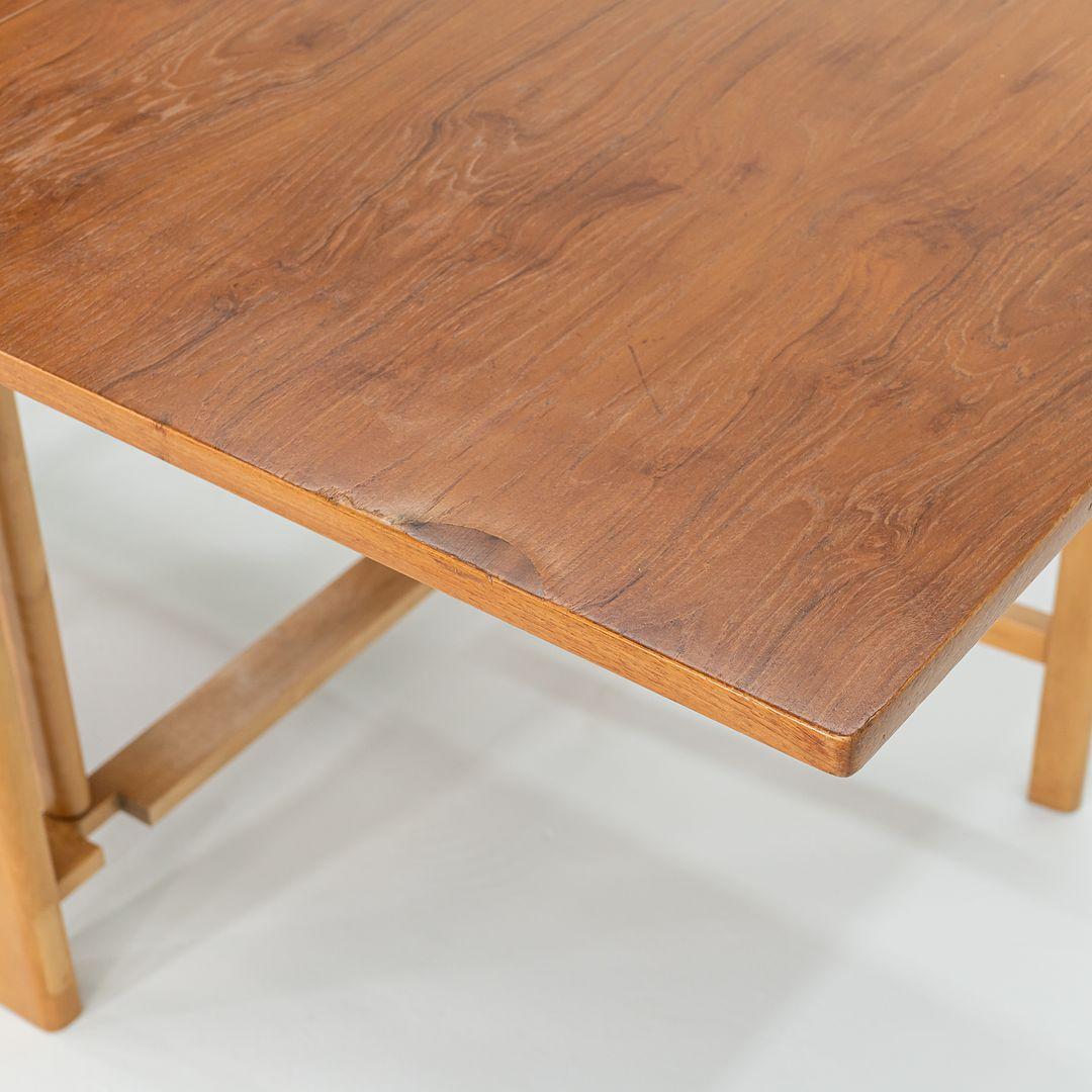 Milieu du XXe siècle Table de salle à manger à abattant Maria des années 1950 en teck par Bruno Mathsson en Suède en vente