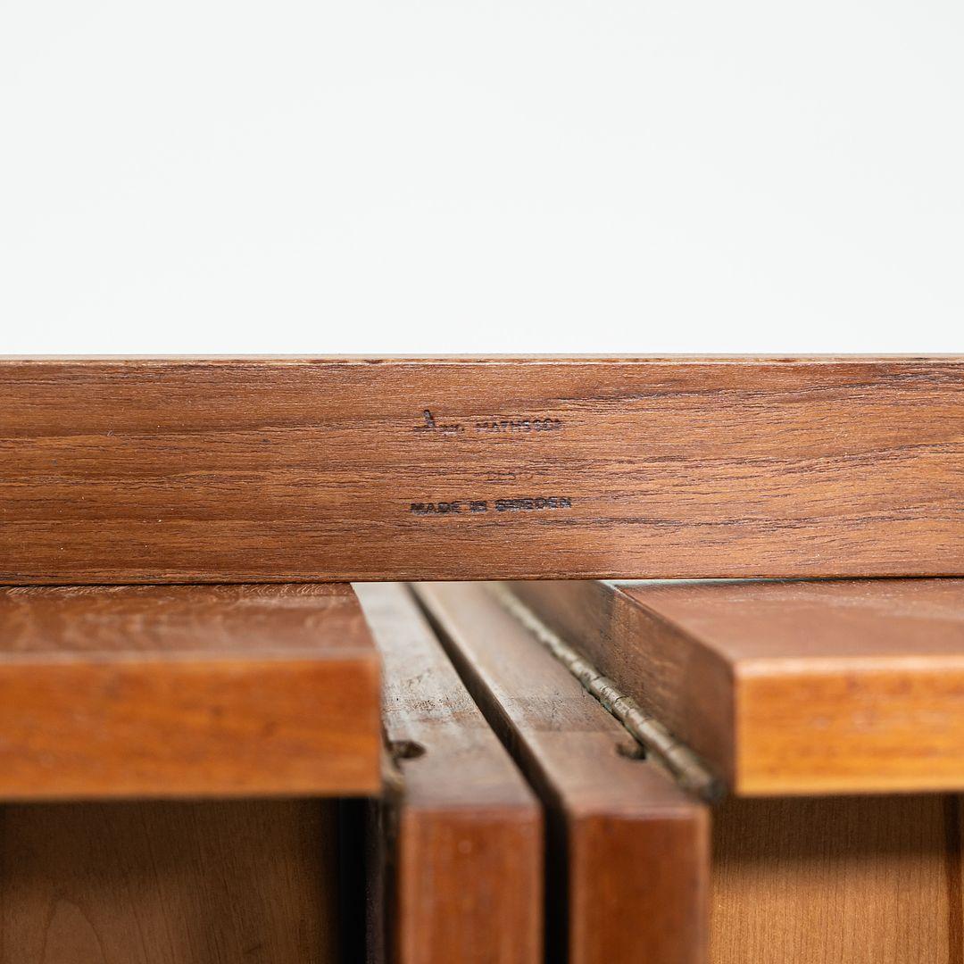 Hêtre Table de salle à manger à abattant Maria des années 1950 en teck par Bruno Mathsson en Suède en vente