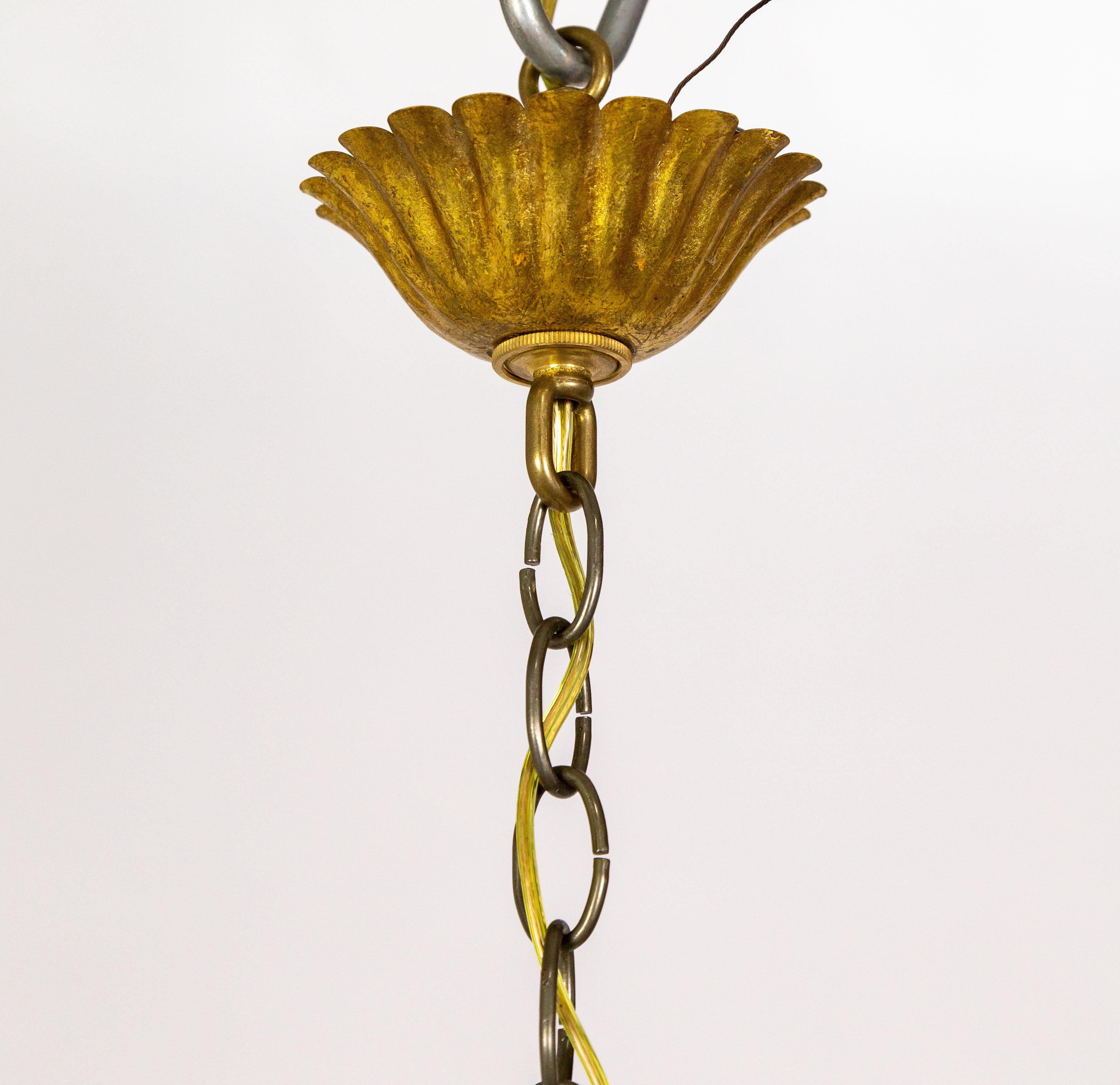 Lustre Maria Theresa à 6 lumières des années 1950 en vente 5