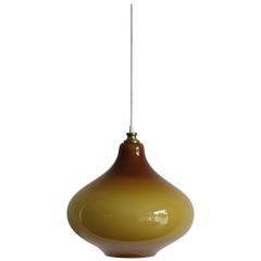 1950s Massimo Vignelli Italian Midcentury Design Glass Pendant Lamp for Venini