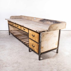 1950's Massive Belgian Bakers Preparation Table