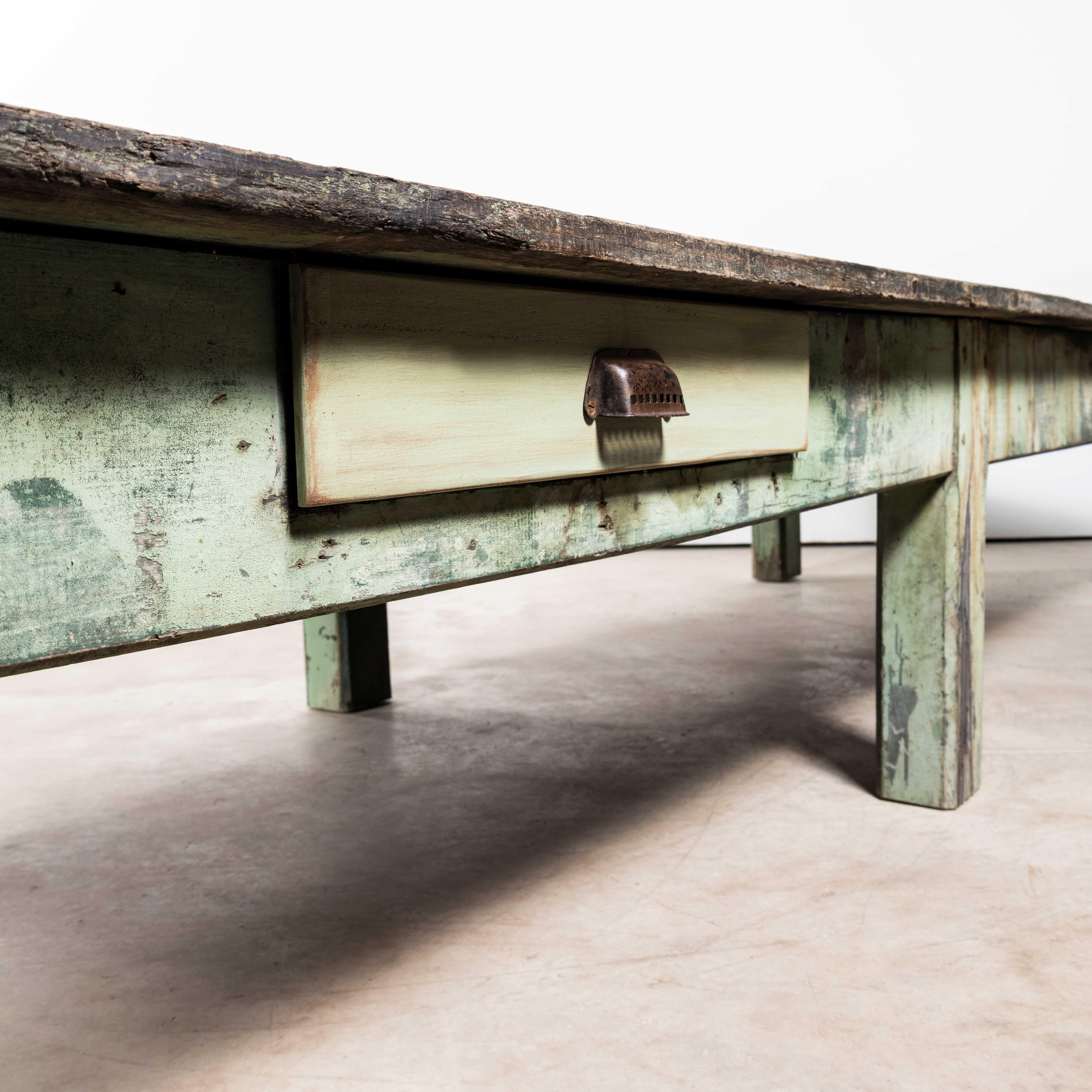 Mid-20th Century 1950's Massive French Low Occasional Table For Sale