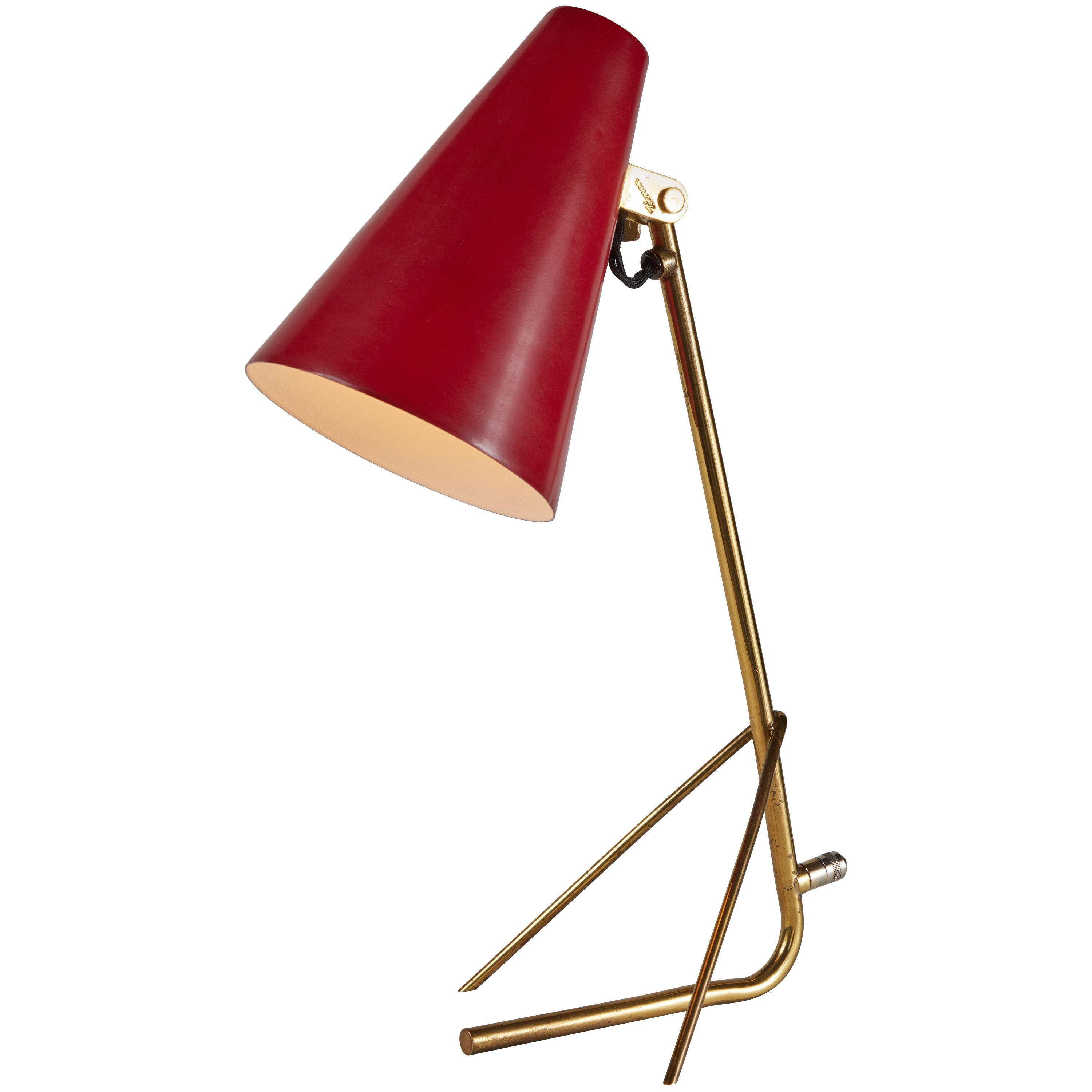 Années 1950 Lampe de table Mauri Almari Model K11-17 pour Idman